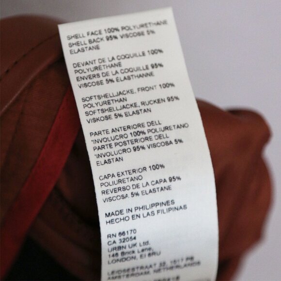 NEW Anthropologie Davina Faux Leather Culottes Pants Plus 14P Cognac Brown $128 - Picture 15 of 16